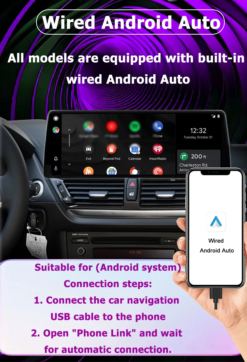 Android 16 RHD For BMW 3/4 series F30 F31 F32 F33 F34 F36 2013-2019 Android Auto Carplay Car Multimedia Car Radio WIFI DSP GPS