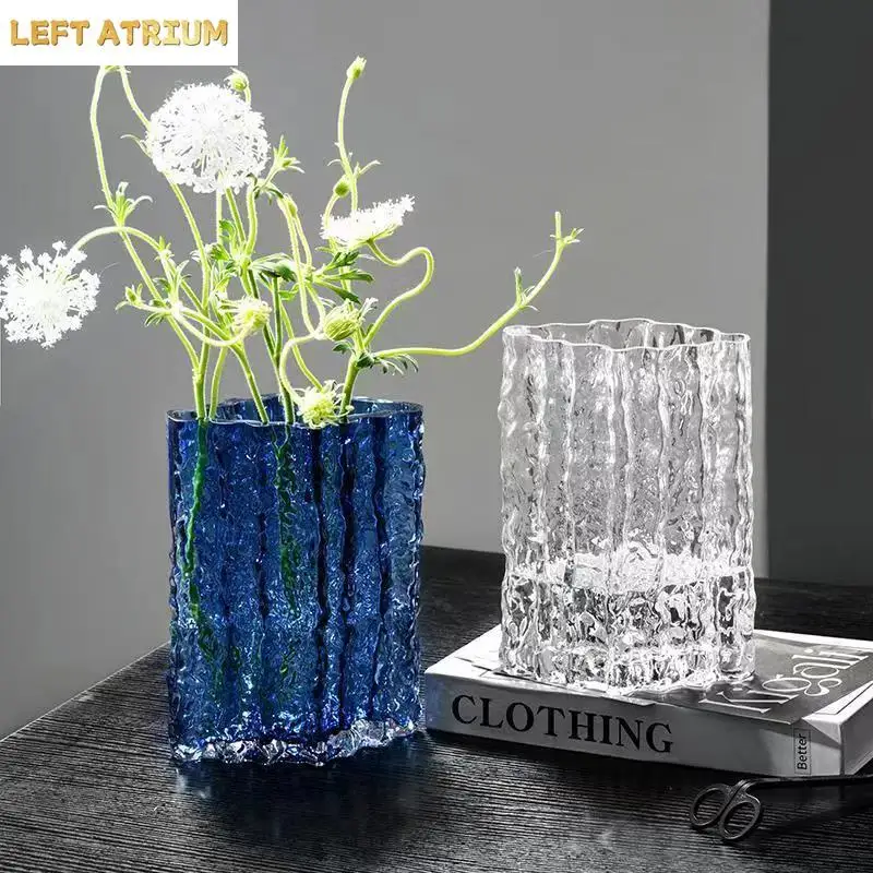 Creative Hydroponic Vase Decoration Glass Vase Crafts Living Room Dining Table Flower Arrangement Nordic Home Decoration Art