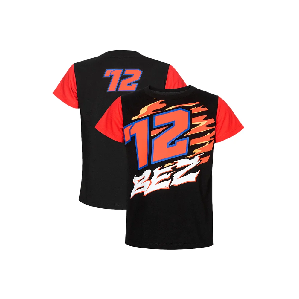 Must-have T-shirt For Motorcycle Racing Fans A Fashionable Short-sleeved T-shirt For Sports Marco Bezzecchi 72 Bez T-Shirt