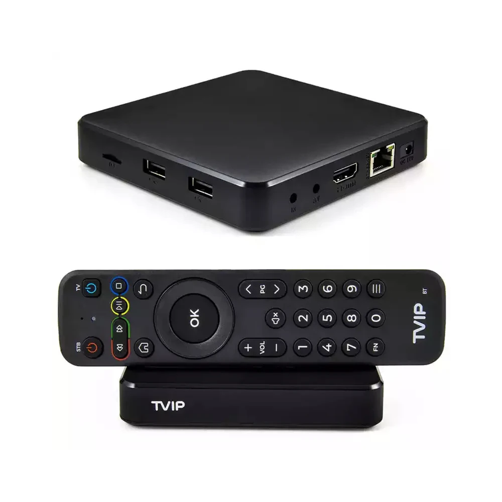 وصل 2025 TVIP S-Box 705 4K Ultra HD Linux + Android 11.0 OS TV BOX Amlogic S905W2 2.4/5G WiFi TVIP 705 Nordic One Media Play