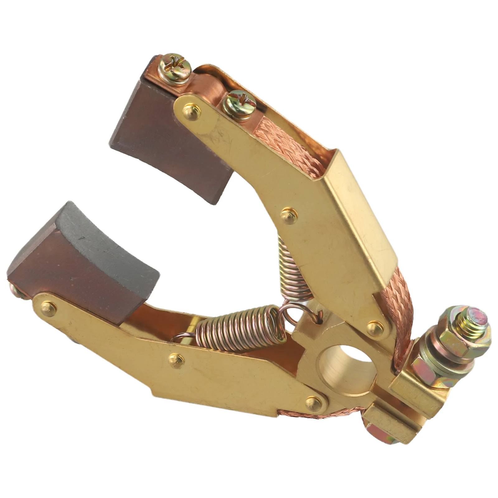 For Machinery Maintenance Copper Iron Brush V-shaped Brush Holder Stable Performance Motor Brush Holder Bracket