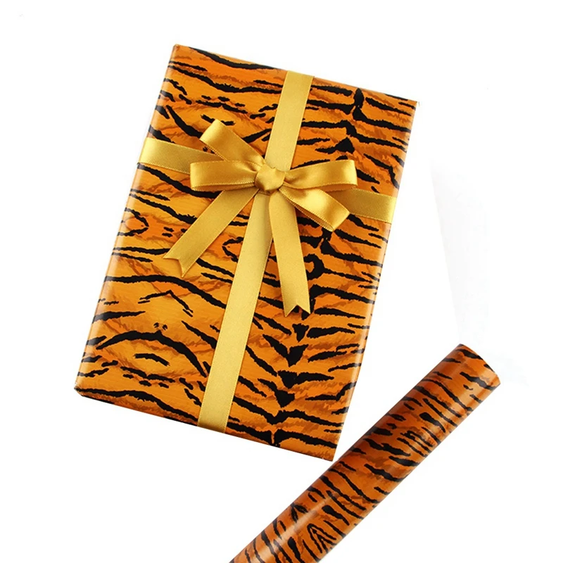 6 Pcs Leopard Wrapping Paper For Lover Animal Fur Texture Holiday Gift Paper Wedding Gift Wrapping Paper 50X70cm