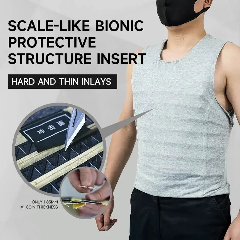 

Tactical Anti-stab Anti-cut Vest, Wearproof Safety Protective Body Armor Outdoor Defense