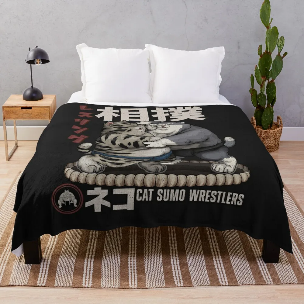 

Одеяло sumo cat Retros, одеяло, мягкие клетчатые одеяла для диванов, одеяла