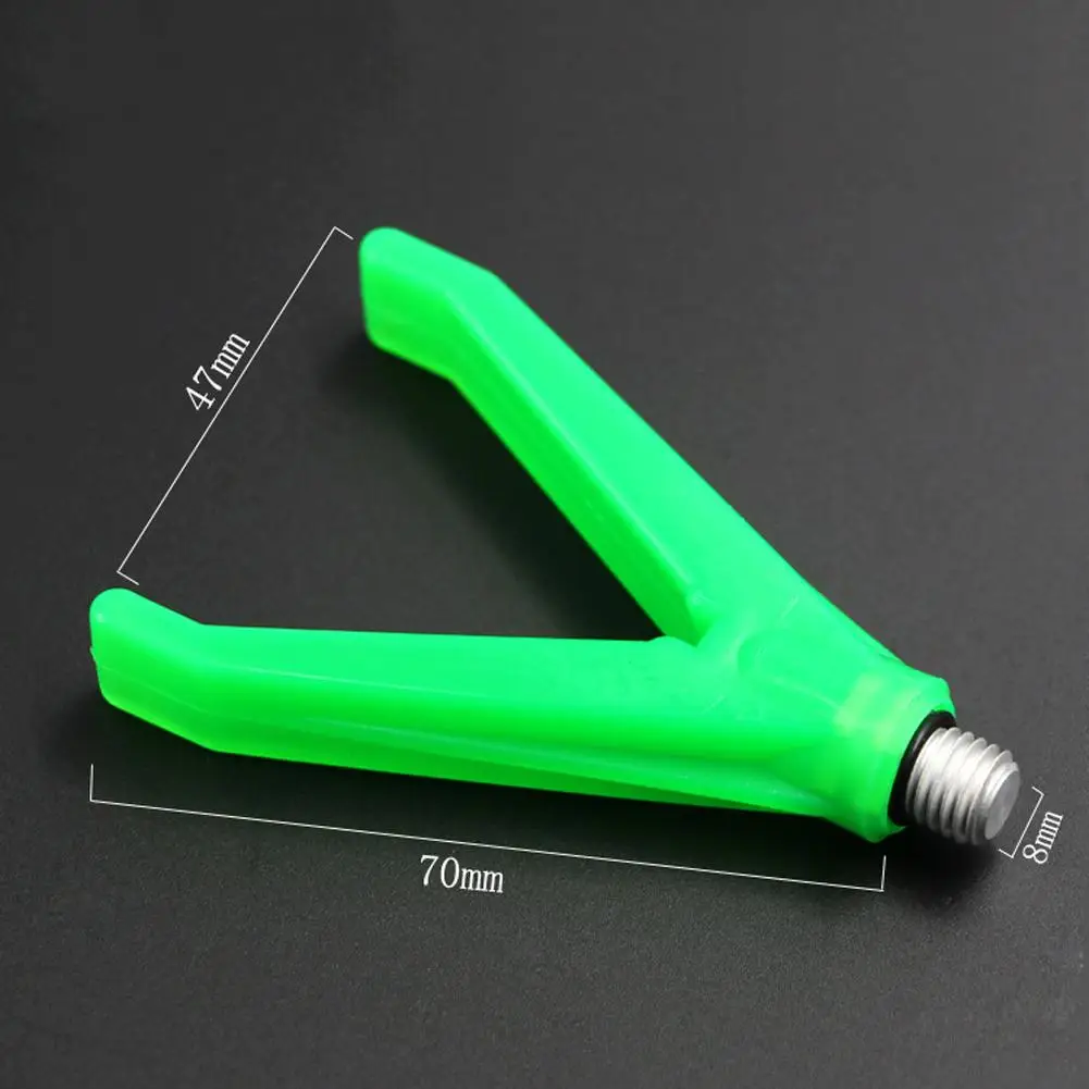 قضيب صيد سمك الشبوط بقية القابض حامل القطب قوس صيد السمك (شكل على شكل حرف V) #4