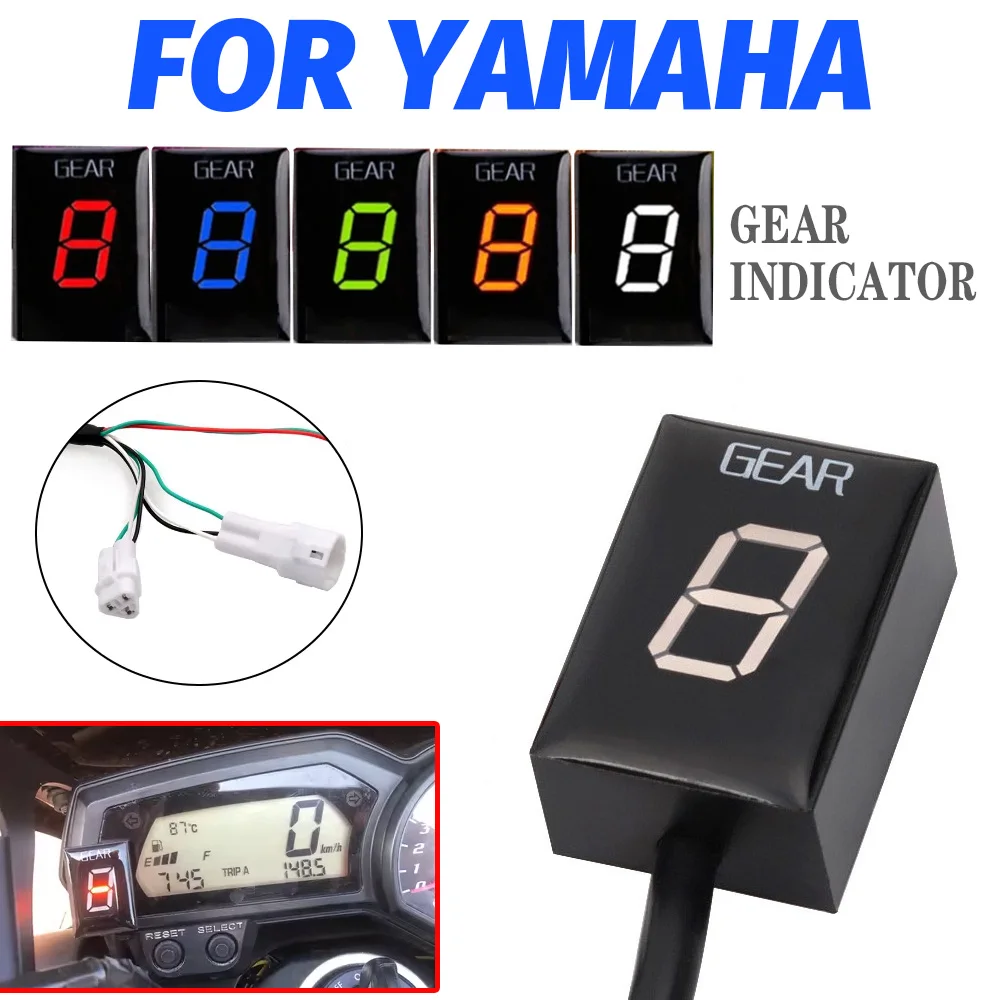 Gear Indicator Display Meter For Yamaha FZS1000 FZS 1000 Fazer XJ6 YZF-R6 R6S R1 FZ8 FZ1 FZ1N TDM 900 FZ400 XT660 MT-03 MT-01