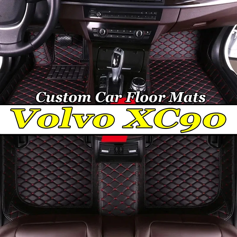 

Автомобильные коврики на заказ для Volvo XC90 2015-2022 лет Детали интерьера Автомобильные аксессуары Ковер