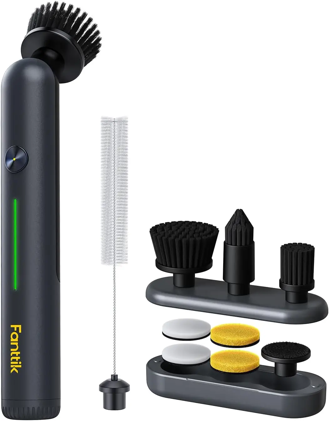 

G9 Nano CordlSpin Scrubber with NeoPulse Motor, IPX7 Waterproof Grout Brush, 8 Replaceable Heads