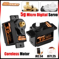 DSPOWER 5G Digital Metal/Plastic Gear Servo Coreless Motor for 1/28 RC Car Airplane Fixed-Wing WLtoys K969 K989 K999 Mini ROBOT