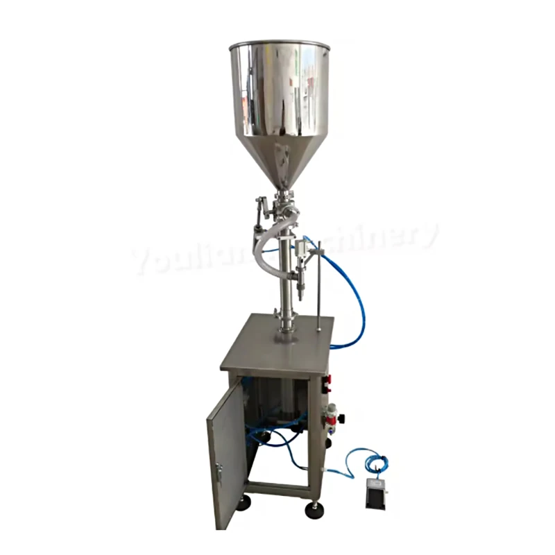 

GZA-1 Полуавтоматический поршневой наполнитель с пневматическим приводом для косметического крема, пищевой пасты, варенье масло