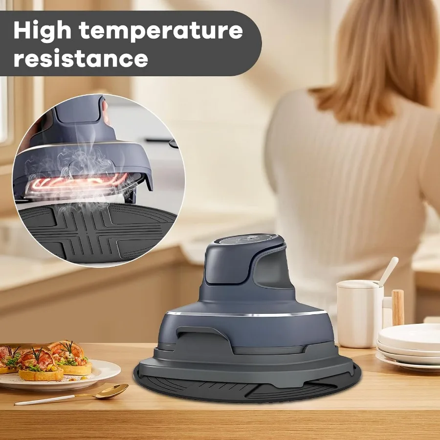 مقلاة هوائية من السيليكون للنينجا كريسبي منصات ساخنة حامل حصيرة الركيزة للنينجا كريسبي 4in1 مقلاة هوائية زجاجية محمولة للطهي S