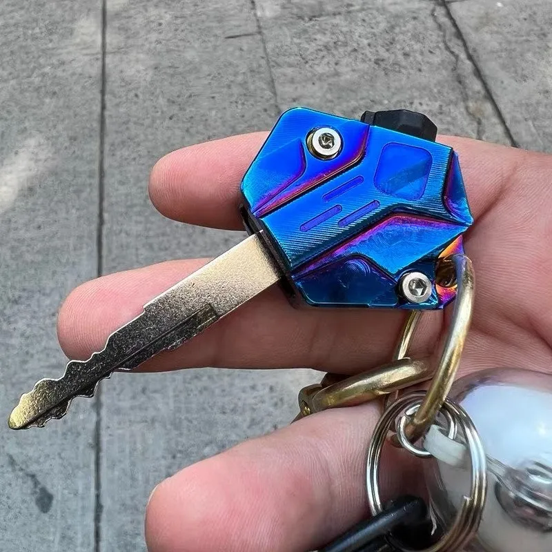 Key Shell Motorcycle CNC Aluminum Key Decoration Cover For Suzuki US125 UE125 UY125 UU125 Key Protection Case Accessories