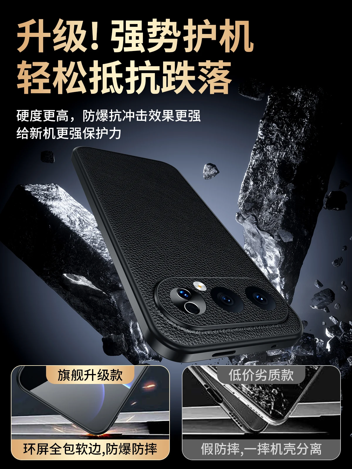 حافظة هاتف من الجلد الطبيعي لهاتف Honor500 Pro حافظة Honor 500 عدسة حماية كاملة رفيعة للغاية مضادة للسقوط حافظة هاتف عمل غير لامعة