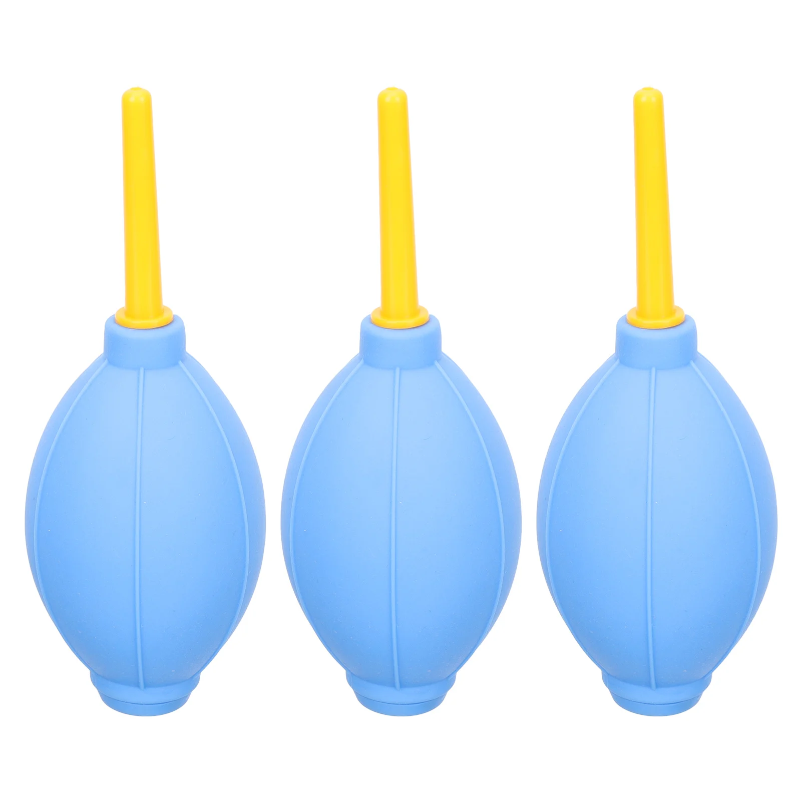 

3pcs Cleaning Ball Air Blower Small Handheld Duster Blue Computer Camera Lens Dust Remover LCD Sensor Telescope