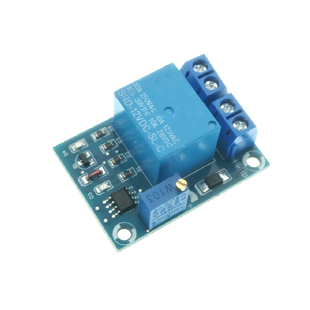 12V Battery Undervoltage Protection Board, Auto Cut Off & Reset Switch, DC Charging Voltage Protection Controller Module