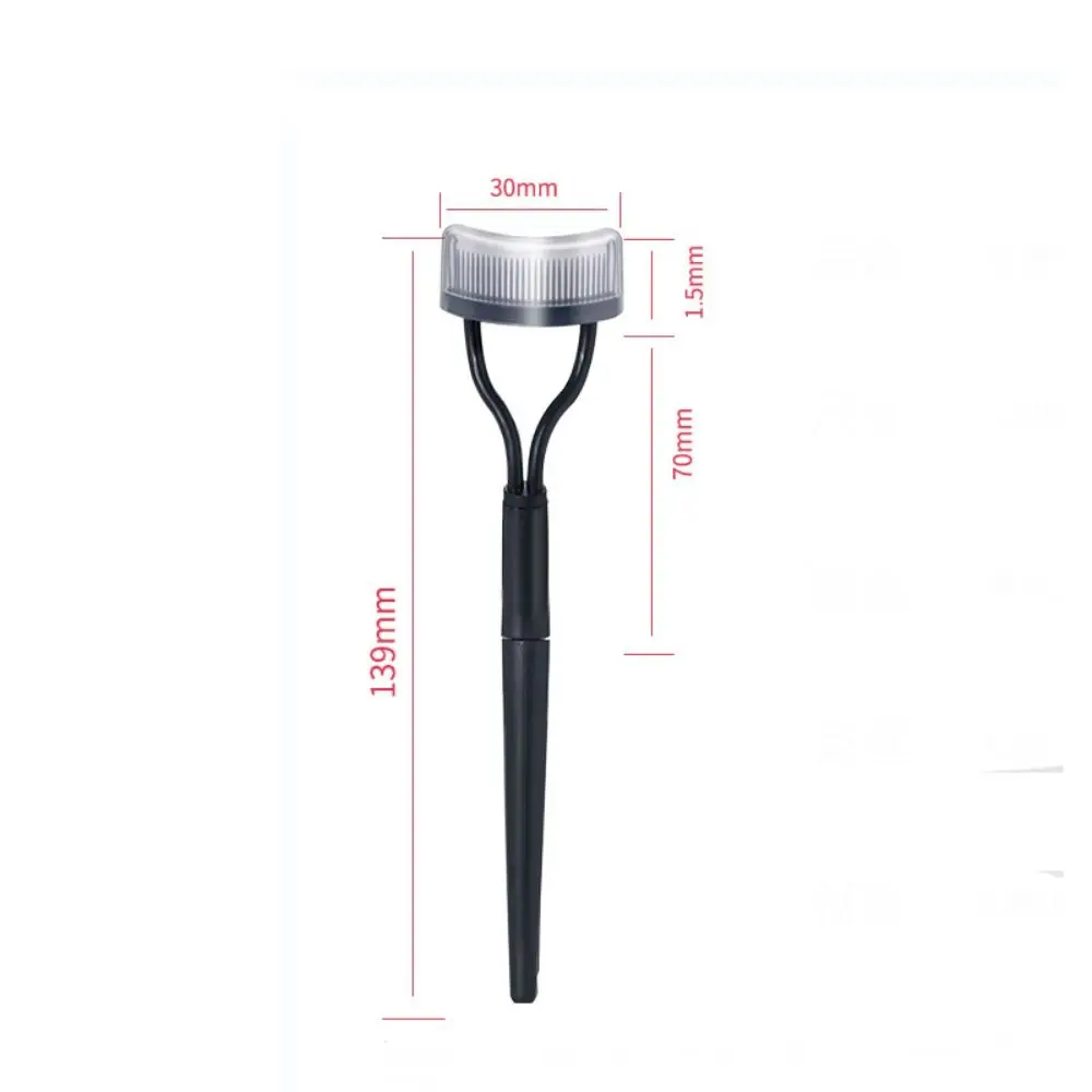 Nova escova de metal escova de cílios pente rímel elevador curl aço inoxidável lash separador preto ferramenta maquiagem modelador de cílios