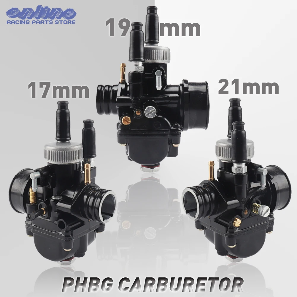 17mm 19mm 21mm Racing Carburetor Carb For Dellorto PHBG DIO JOG 50cc 90cc BWS100 For Puch Yamaha Zuma Scooter Motorcycle