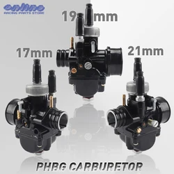 17mm 19mm 21mm Racing Carburetor Carb For Dellorto PHBG DIO JOG 50cc 90cc BWS100 For Puch Yamaha Zuma Scooter Motorcycle