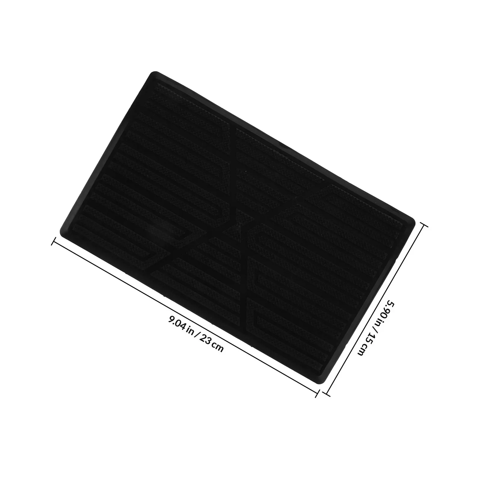 Thick Rubber Car Floor Carpet Patch Repair Kit for Wear Resistance Sleek Color Car Pedal Pad Automotive Carpet Protection - view 3