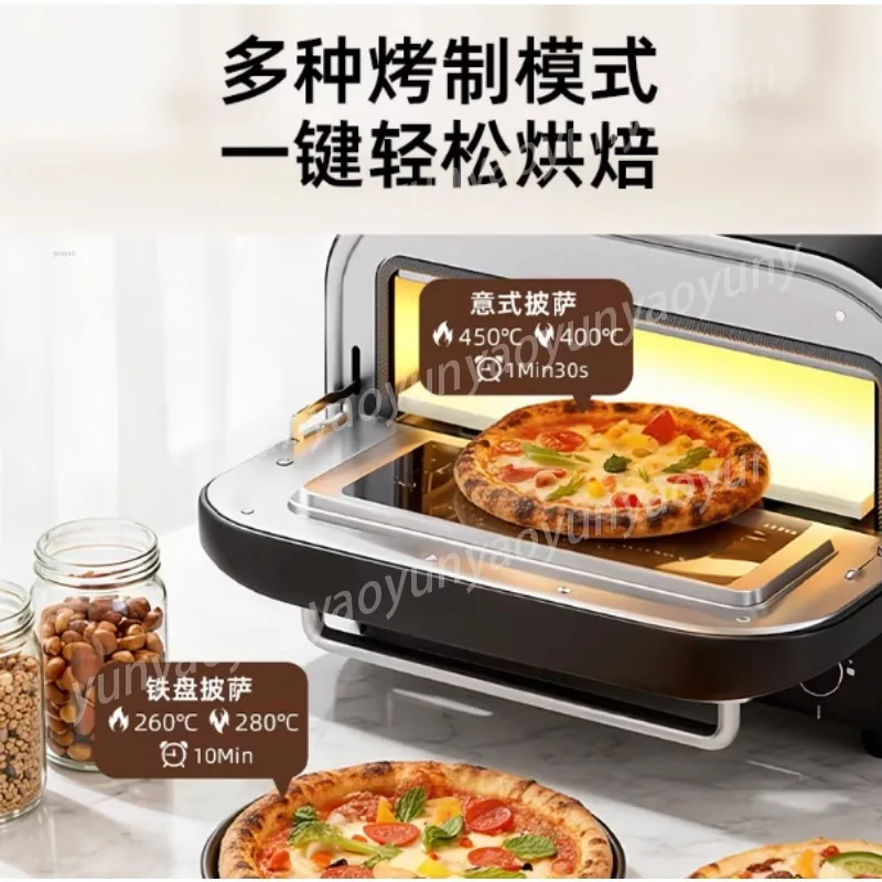 500°C High Temp Pizza Oven Multi-purpose Household Maker for Naan Bread Bun Baking