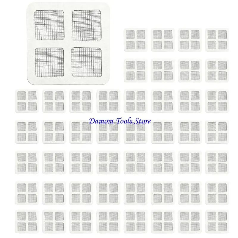 57BE NonWoven Drain Guard Hair Stopper Pack Of 10/50 Drain Cover For Home Bathroom