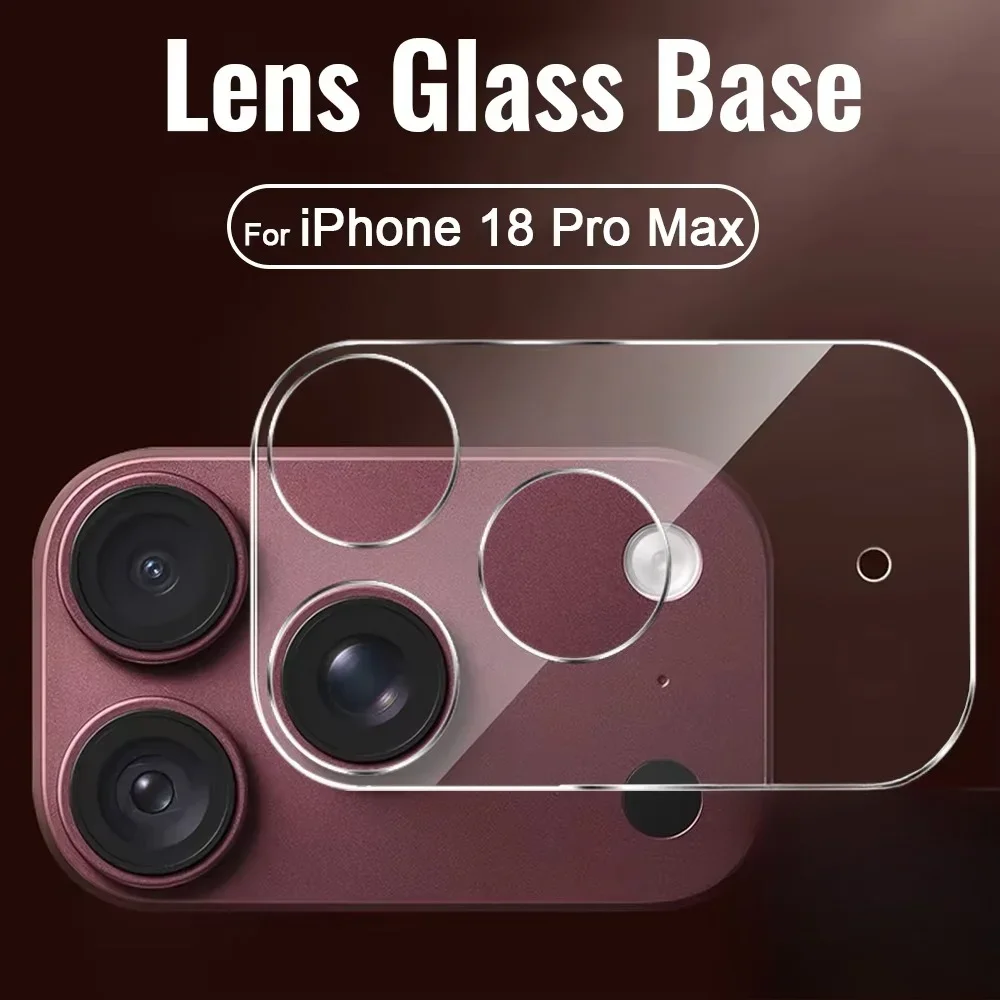 For Iphone 18 17Pro Max Tempered Glass Camera Lens Base Protective Film Anti-Scratch Back Cover Hollow Lens Invisible Protection