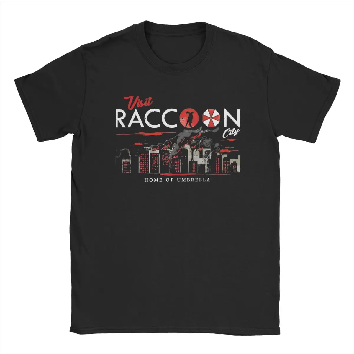 

Men's T-Shirt Great Model Residents Evils Umbrella Corporations Cotton Tee Shirt Short Sleeve T Shirts O Neck Clothes
