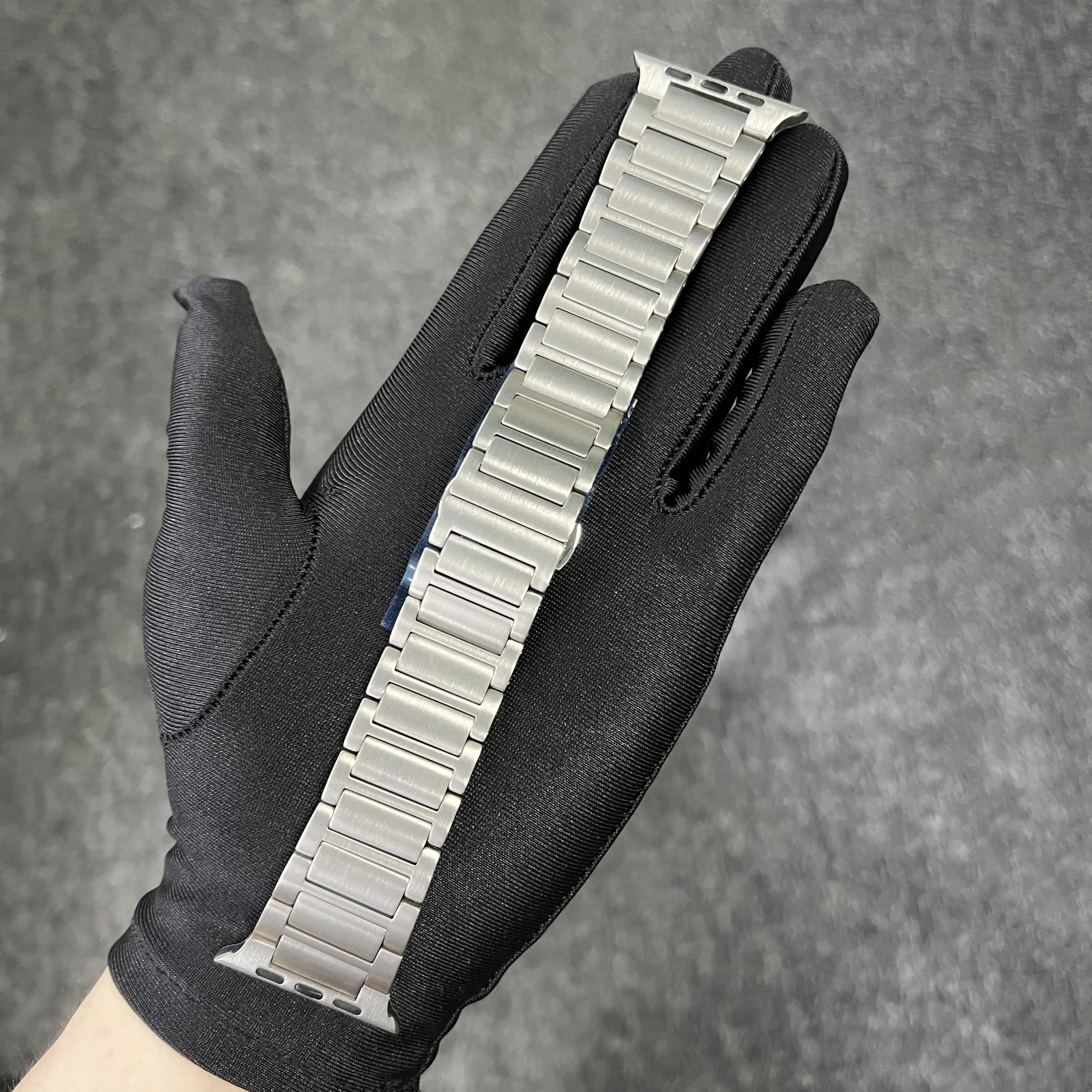 Titanium Bracelet for Apple Watch Ultra 49mm Band Strap for iWatch Series 9 8 7 6 5 4 Se 44mm 45mm 42mm Correa Luxury Wristband