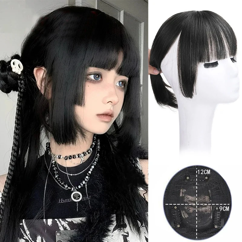 

Synthesis 3D Princess Bangs Hime Cut Bangs Hairstyles Clip In Bangs Hair Hair Bangs for Women Hair Bangs Clip on Hair