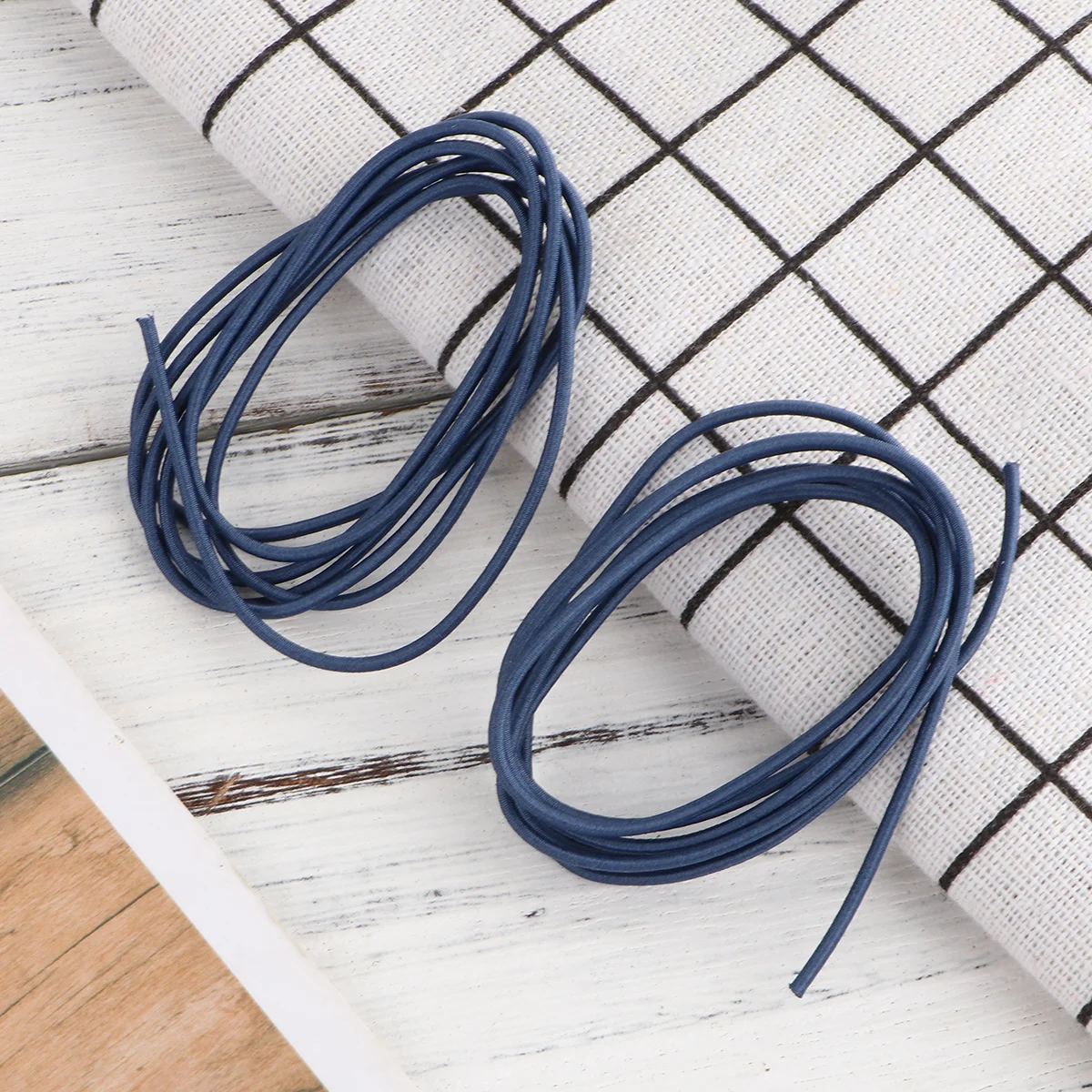 4pcs Black A5 Elastic Bands For Notebook Premium Nylon Stretchy Rope Replacement Diy Hand Account Accessories Spare Ropes