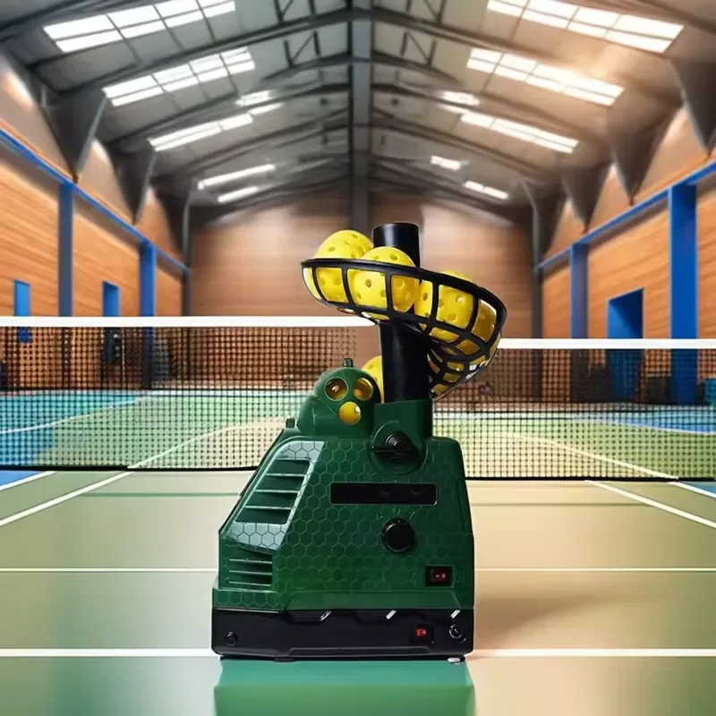 Custom Adjustable Pickleball Ball Machine Multifunctional Plastic Tennis Padel Launcher for Swing Training Aid Sports
