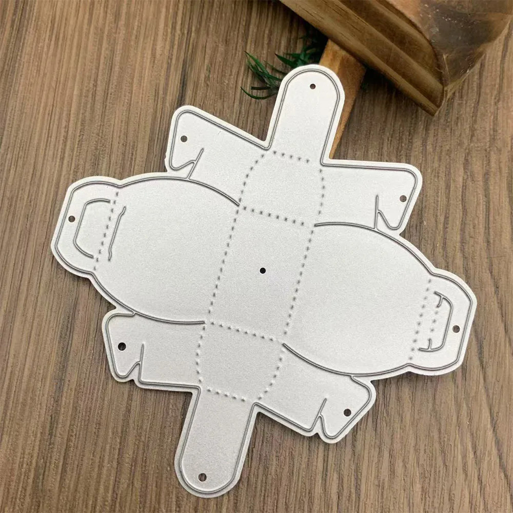 Foldable Gift Box Shape Metal Cutting Dies DIY Candy Package Box Scrapbooking Card Craft Dies