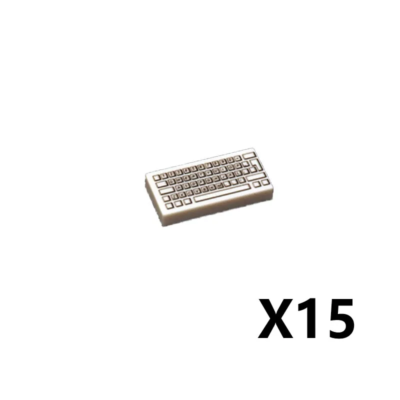 Stadt Druck Figuren Zubehör Bausteine Computer Control Center Audio Radar Tastatur Handy Modell Mini Ziegel Spielzeug