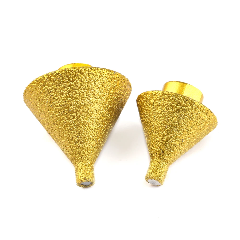 เพชร Chamfer Reaming บดขอบตัด Multi-Function Bit เปิดกระเบื้องหินอ่อนกรวยแก้วเจาะเครื่องมือแกะสลัก