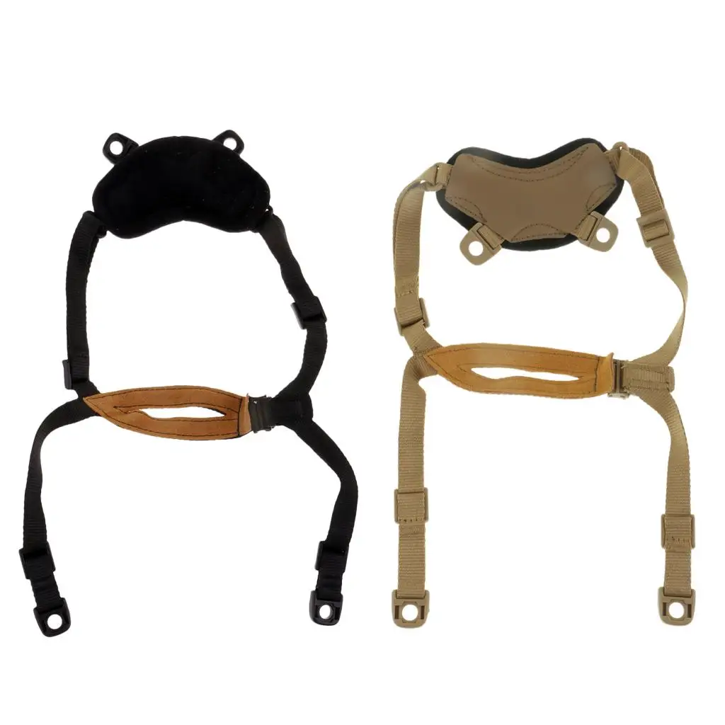 

Adjustable Hard Hat Chin Guard Strap Retention System for MICH Helmet Free Size Fits for Most People