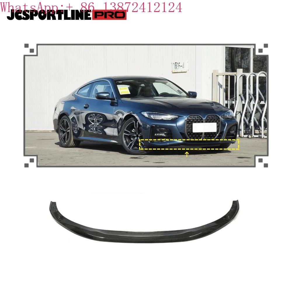 

Carbon Fiber Front Lip for BMW 4 Series G22 G23 G26 M440i M-SPORT 2D 4D 2021-2023