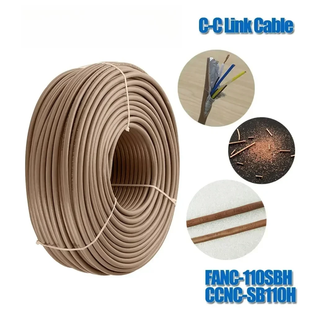 50m CC-Link Communication Cable Suitable For Mitsubish 3 Core Profibus CCNC-SB110H FANC-110SBH 50 Meters DP Fieldbus