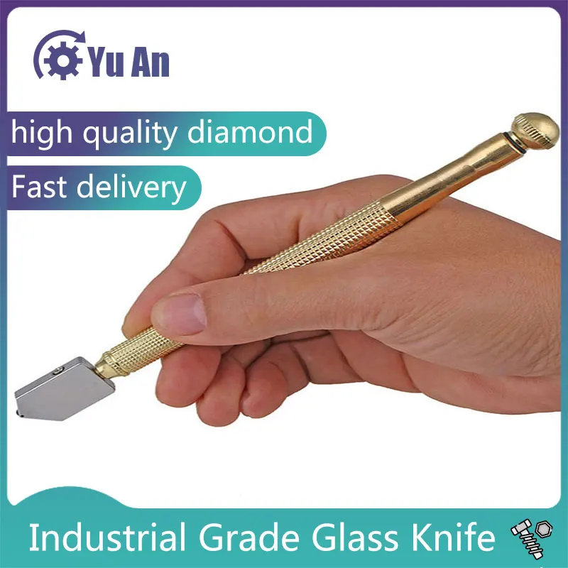 Glass Cutter Diamond Scoring Thick Glass Multifunctional Manual Oil-filled Glass Cutter Cutting Tile