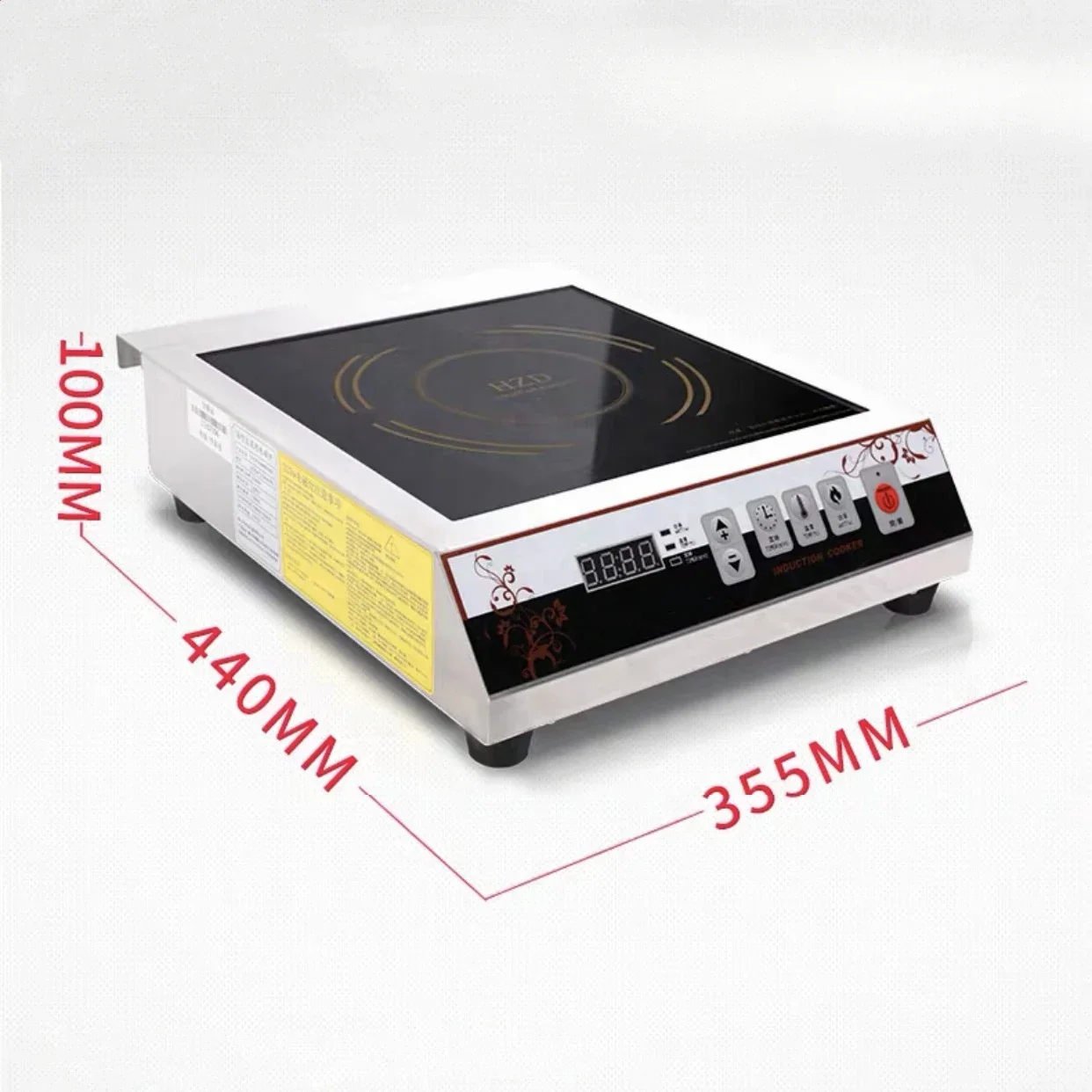 الصين المقاوم للصدأ 110 فولت/220 فولت 3500 واط 3500 3.5kw المحمولة Ih التعريفي الموقد التعريفي كوكتوب التجارية الكهربائية التعريفي طباخ