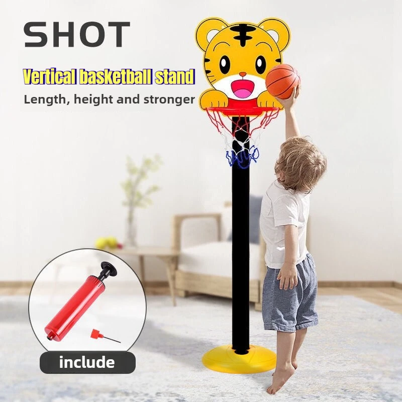 Ensemble de canapés de basket-ball pour jeunes enfants, hauteur réglable, avec ballon et pompe durables, jeu de sport intérieur/extérieur, cadeau d'anniversaire