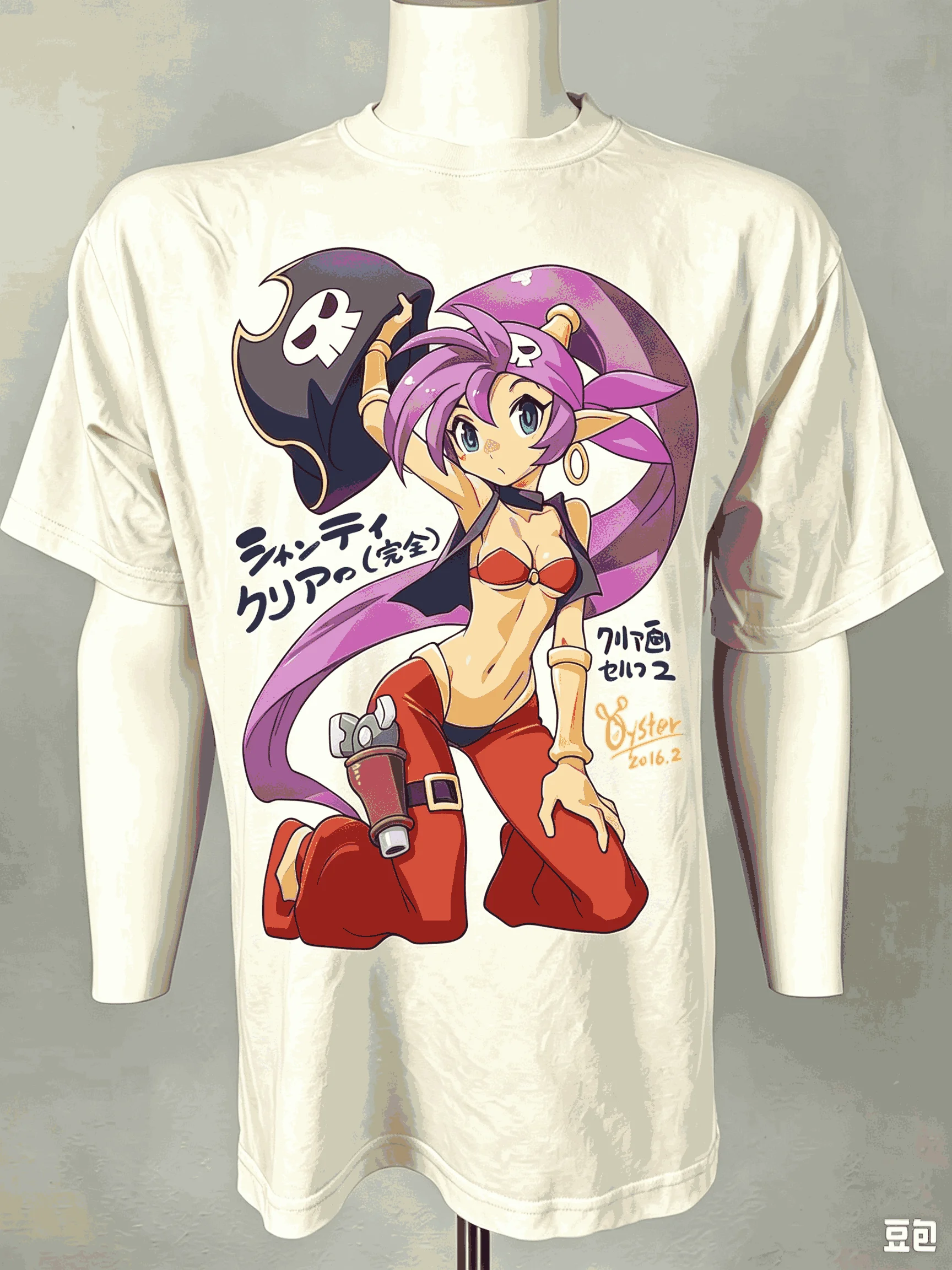 Shantae Half-Genie Hero Print T-shirts for Men Women Fashion Hip Hop Oversized Unisex Streetwear Trendy Cotton Short Sleeves tee