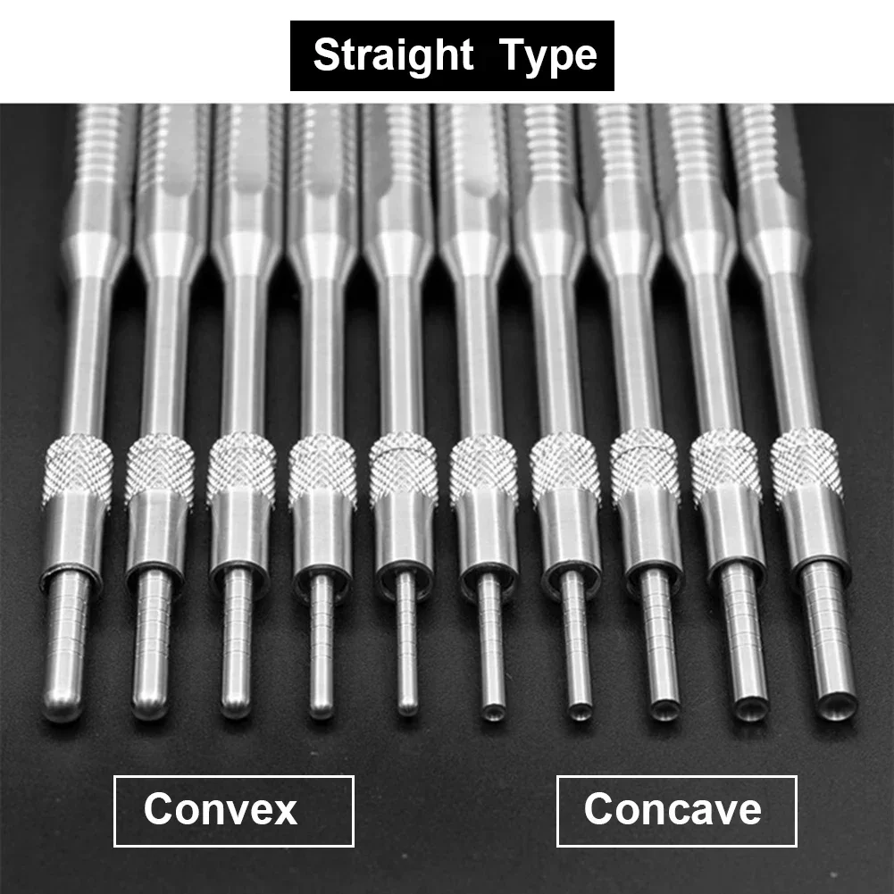 5Pcs Maxillary Sinus Lift Mandibular Bone Extruder Concave Convex Tips Pro Dental Implant Osteotome Instrument Set Dentistry Lab