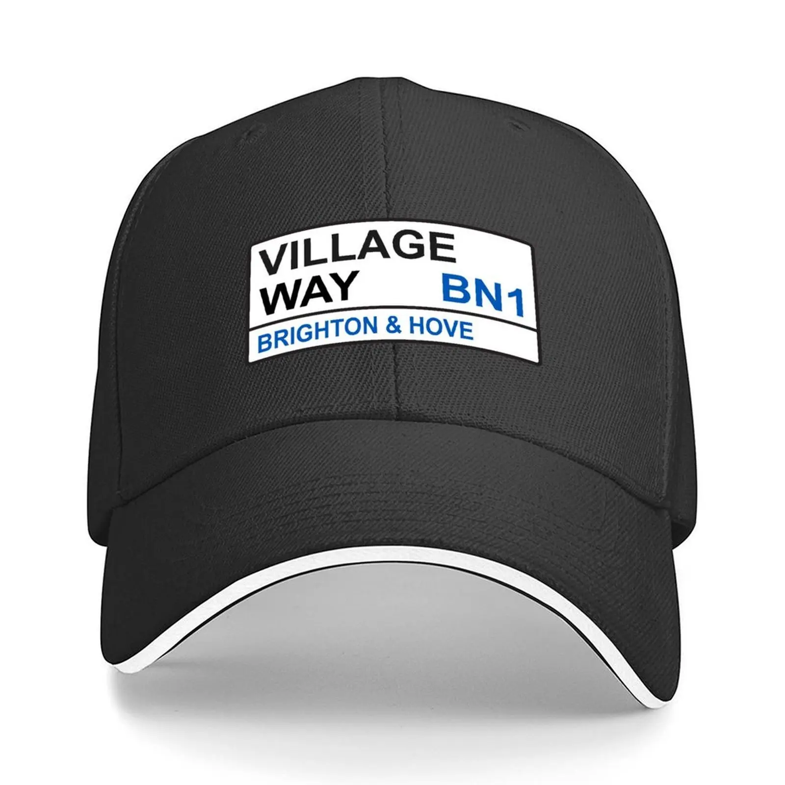 

Brighton and Hove Football Team Village Way Street Sign Baseball Cap Rugby Anime Hat summer hat Mens Tennis Women's