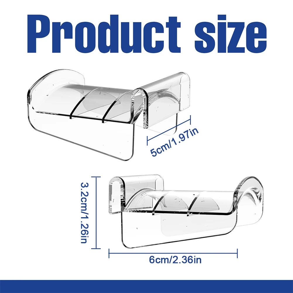 ขาตั้งหูฟัง Mount ชุดหูฟังสําหรับเล่นเกมโปร่งใสแขวนผู้ถือติดตั้งง่ายหูฟัง Hook สําหรับ PS5/PS5 Slim เกมคอนโซล