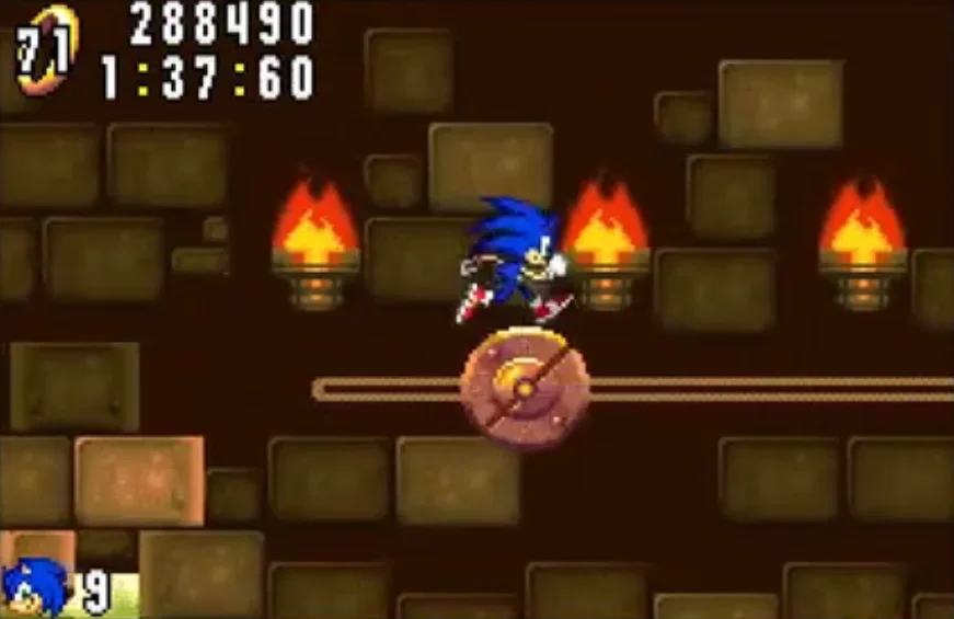 GBA لعبة خرطوشة 32 بت لعبة فيديو وحدة التحكم بطاقة سونيك سلسلة سونيك أدفانس 1-3 القنفذ نشأة الولايات المتحدة الأمريكية إصدار EUR