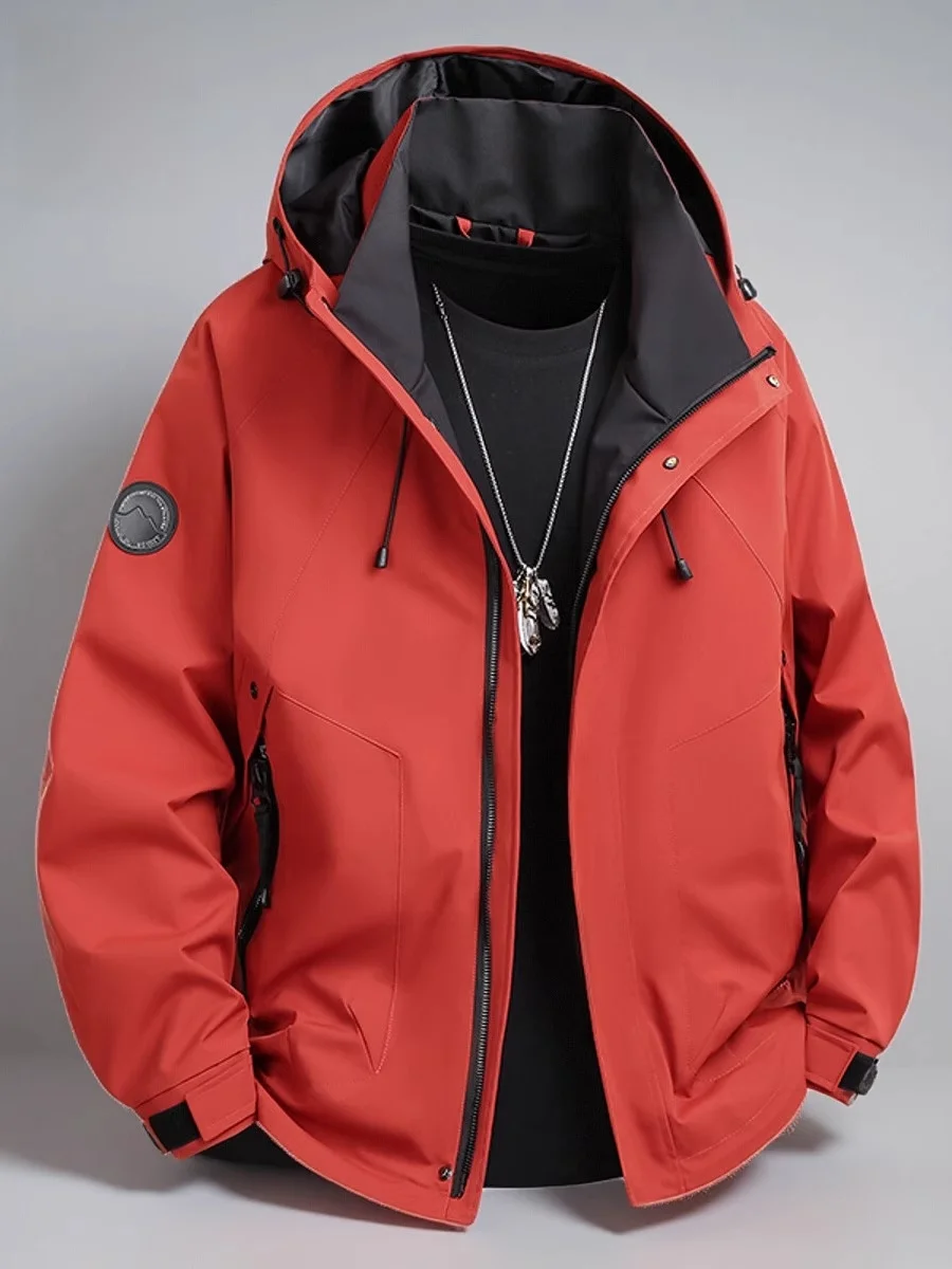 

Outdoor Men's Casual Windproof Waterproof Jaet Spring Autumn New Sle TUCANO Woodpeer Climbing Clothes Stand Fit