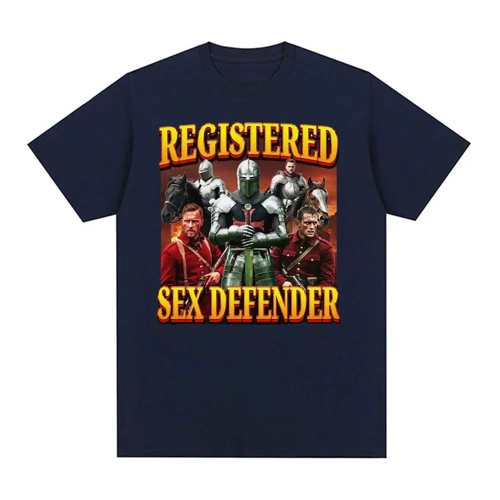 Funny Registration Self-defense Expression T-shirtWomes Hip-hop Street Loose-fit T-shirt