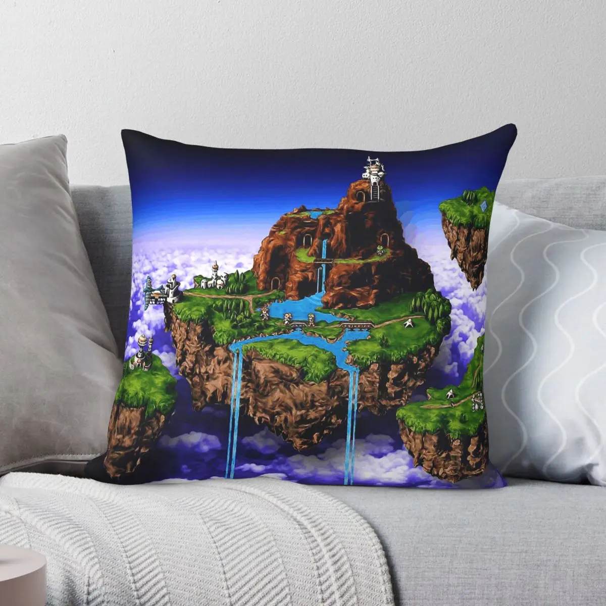 Chrono Cross Zeal Chrono Marle Lucca Square Pillowcase Polyester Linen Velvet Creative Zip Pillow Sofa Seater Cushion Cover 18