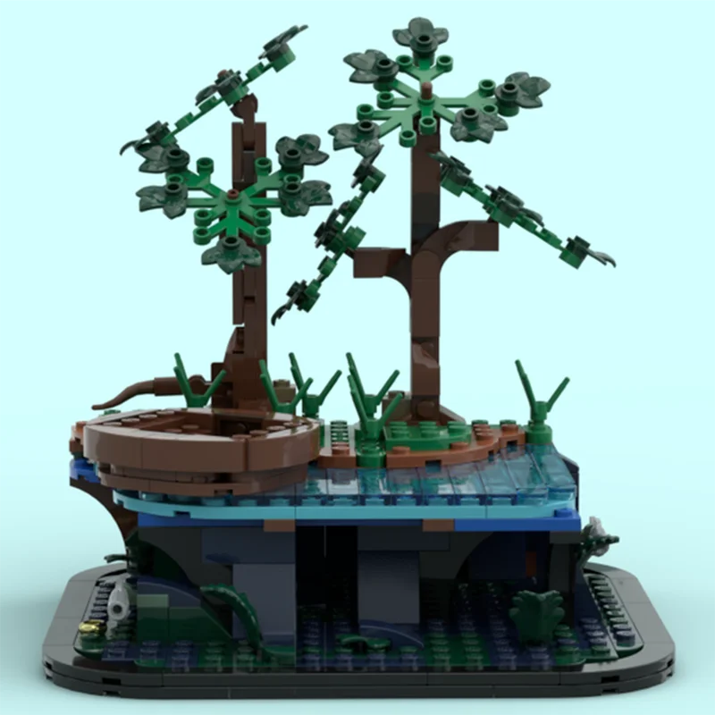 Magische Ringe Film Modell Moc Bausteine Berühmte Szene Modell Technologie Modulare Geschenke Bau DIY Montage Spielzeug