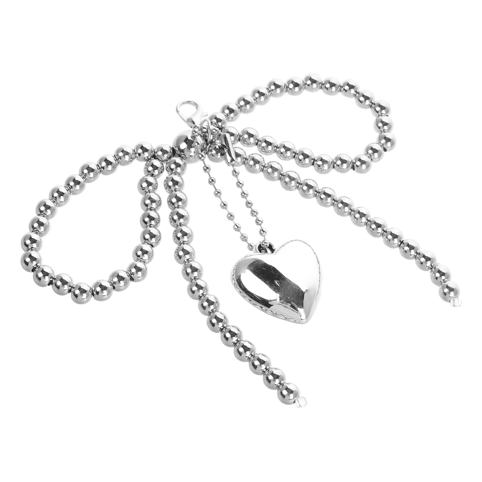 

Pearl Bowknot Shoe Flower Charms for Ballet Flats Sneakers High Heels Girls Silver Pearl Decorative Bowknot Keychain Shoe